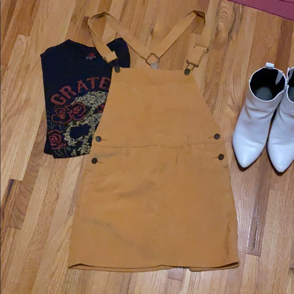 UNIQ Corduroy Overall Dress